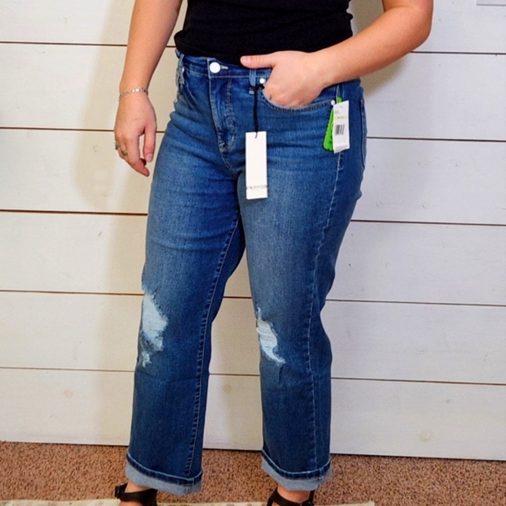 Frayed jeans